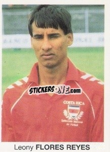 Sticker Leony Flores Reyes - Mundial De Futbol Itália 90 - Disvenda