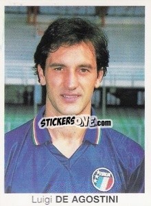 Sticker Luigi De Agostini - Mundial De Futbol Itália 90 - Disvenda