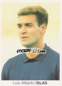 Sticker Luis Alberto Islas - Mundial De Futbol Itália 90 - Disvenda