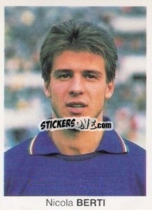 Cromo Nicola Berti - Mundial De Futbol Itália 90 n. 343 - Disvenda