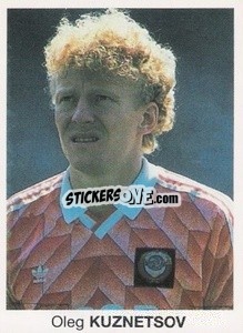 Sticker Oleg Kuznetsov - Mundial De Futbol Itália 90 n. 392 - Disvenda