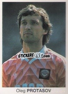 Sticker Oleg Protasov - Mundial De Futbol Itália 90 - Disvenda