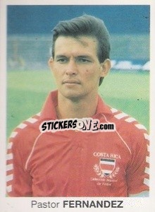 Sticker Pastor Fernandez - Mundial De Futbol Itália 90 n. 154 - Disvenda