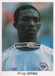 Sticker Philip Gyau - Mundial De Futbol Itália 90 - Disvenda