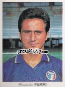 Figurina Ricardo Ferri - Mundial De Futbol Itália 90 n. 337 - Disvenda