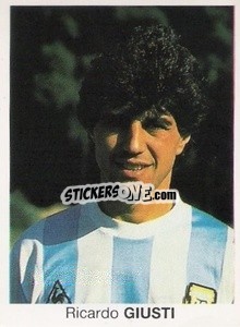 Figurina Ricardo Giusti - Mundial De Futbol Itália 90 n. 38 - Disvenda