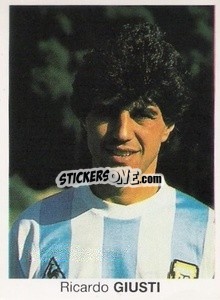 Sticker Ricardo Giusti - Mundial De Futbol Itália 90 - Disvenda