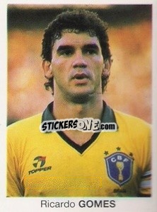Sticker Ricardo Gomes - Mundial De Futbol Itália 90 - Disvenda