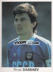 Sticker Rinat Dassaev - Mundial De Futbol Itália 90 n. 390 - Disvenda