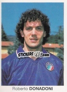 Sticker Roberto Donadoni - Mundial De Futbol Itália 90 n. 345 - Disvenda