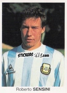 Sticker Roberto Sensini - Mundial De Futbol Itália 90 n. 34 - Disvenda