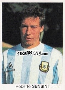 Sticker Roberto Sensini - Mundial De Futbol Itália 90 - Disvenda