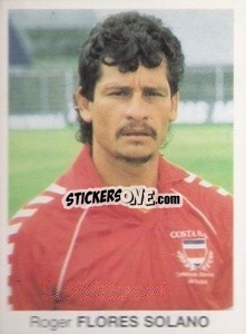 Sticker Roger Flores Solano - Mundial De Futbol Itália 90 n. 146 - Disvenda