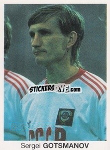 Sticker Sergei Gotsmanov - Mundial De Futbol Itália 90 - Disvenda