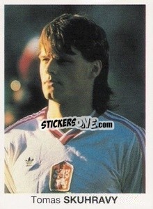 Sticker Tomas Skuhravy - Mundial De Futbol Itália 90 - Disvenda