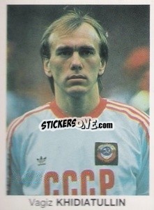 Figurina Vagiz Khidiatullin - Mundial De Futbol Itália 90 n. 394 - Disvenda