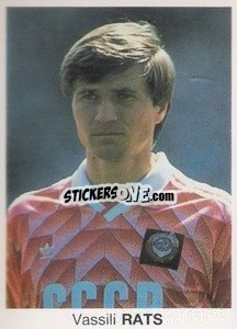 Sticker Vassili Rats - Mundial De Futbol Itália 90 n. 398 - Disvenda