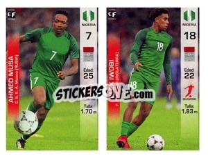 Sticker Ahmed Musa / Alex Iwobi