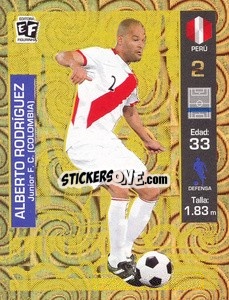 Sticker Alberto Rodriguez - Mundial en accion 2018 - Editora Figurinha
