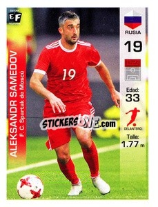 Sticker Aleksandr Samedov - Mundial en accion 2018 - Editora Figurinha
