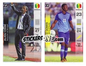 Sticker Aliou Cisse / Alfred Gomis