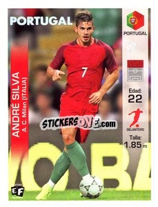 Sticker Andre Silva - Mundial en accion 2018 - Editora Figurinha
