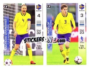 Cromo Andreas Granqvist / Victor Lindelof