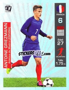 Sticker Antoine Griezmann - Mundial en accion 2018 - Editora Figurinha

