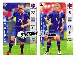 Sticker Ari Freyr Skulason / Ragnar Sigurdsson