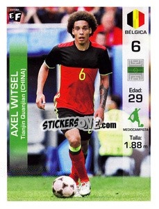 Cromo Axel Witsel - Mundial en accion 2018 - Editora Figurinha
