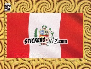 Sticker Bandera - Mundial en accion 2018 - Editora Figurinha
