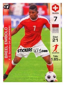 Sticker Breel Embolo - Mundial en accion 2018 - Editora Figurinha
