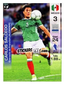 Sticker Carlos Salcedo - Mundial en accion 2018 - Editora Figurinha
