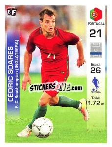 Sticker Cedric Soares - Mundial en accion 2018 - Editora Figurinha
