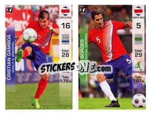 Cromo Cristian Gamboa / Celso Borges