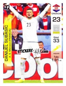 Sticker Danijel Subasic - Mundial en accion 2018 - Editora Figurinha
