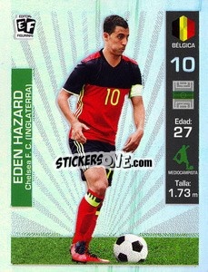 Sticker Eden Hazard - Mundial en accion 2018 - Editora Figurinha
