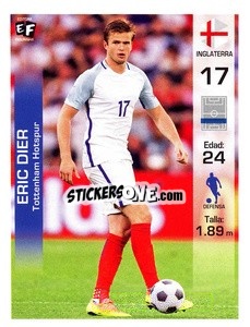 Figurina Eric Dier - Mundial en accion 2018 - Editora Figurinha
