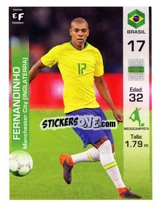 Sticker Fernandinho - Mundial en accion 2018 - Editora Figurinha
