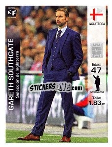 Figurina Gareth Southgate - Mundial en accion 2018 - Editora Figurinha
