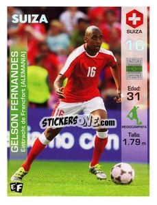 Figurina Gelson Fernandes - Mundial en accion 2018 - Editora Figurinha
