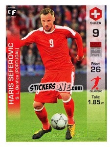 Sticker Haris Seferovic - Mundial en accion 2018 - Editora Figurinha
