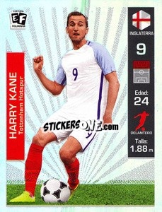 Sticker Harry Kane - Mundial en accion 2018 - Editora Figurinha
