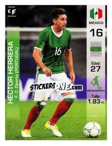 Figurina Hector Herrera - Mundial en accion 2018 - Editora Figurinha
