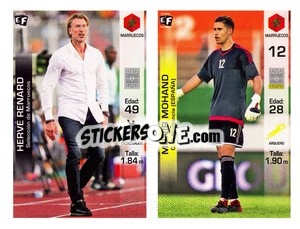 Sticker Herve Renard / Munir Mohand