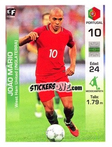 Sticker Joao Mario - Mundial en accion 2018 - Editora Figurinha
