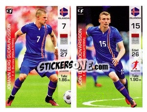 Sticker Johann Berg Gudmundsson / Jon Dadi Bodvarsson