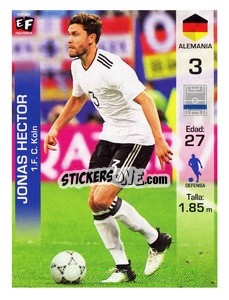 Cromo Jonas Hector - Mundial en accion 2018 - Editora Figurinha
