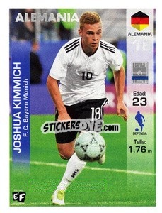 Sticker Joshua Kimmich - Mundial en accion 2018 - Editora Figurinha
