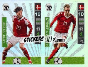 Sticker Lasse Schone / Christian Eriksen